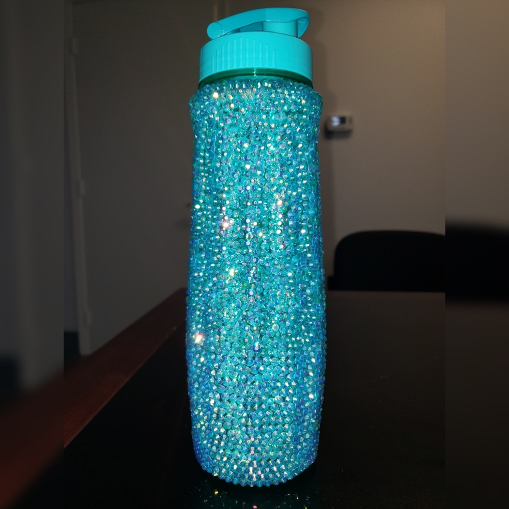 💎Bling Tumbler 34oz Turquoise